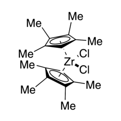 Bis(tetramethylcyclopentadienyl)zirconium dichloride - CAS:119445-90-8 - Zirconium,Dichlorobis[(1,2,3,4,5-H)-1,2,3,4-Tetramethyl-2,4-Cyclopentadien-1-Yl]-
